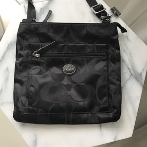 Signature Coach Nylon Crossbody
